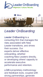 Mobile Screenshot of leaderonboarding.com